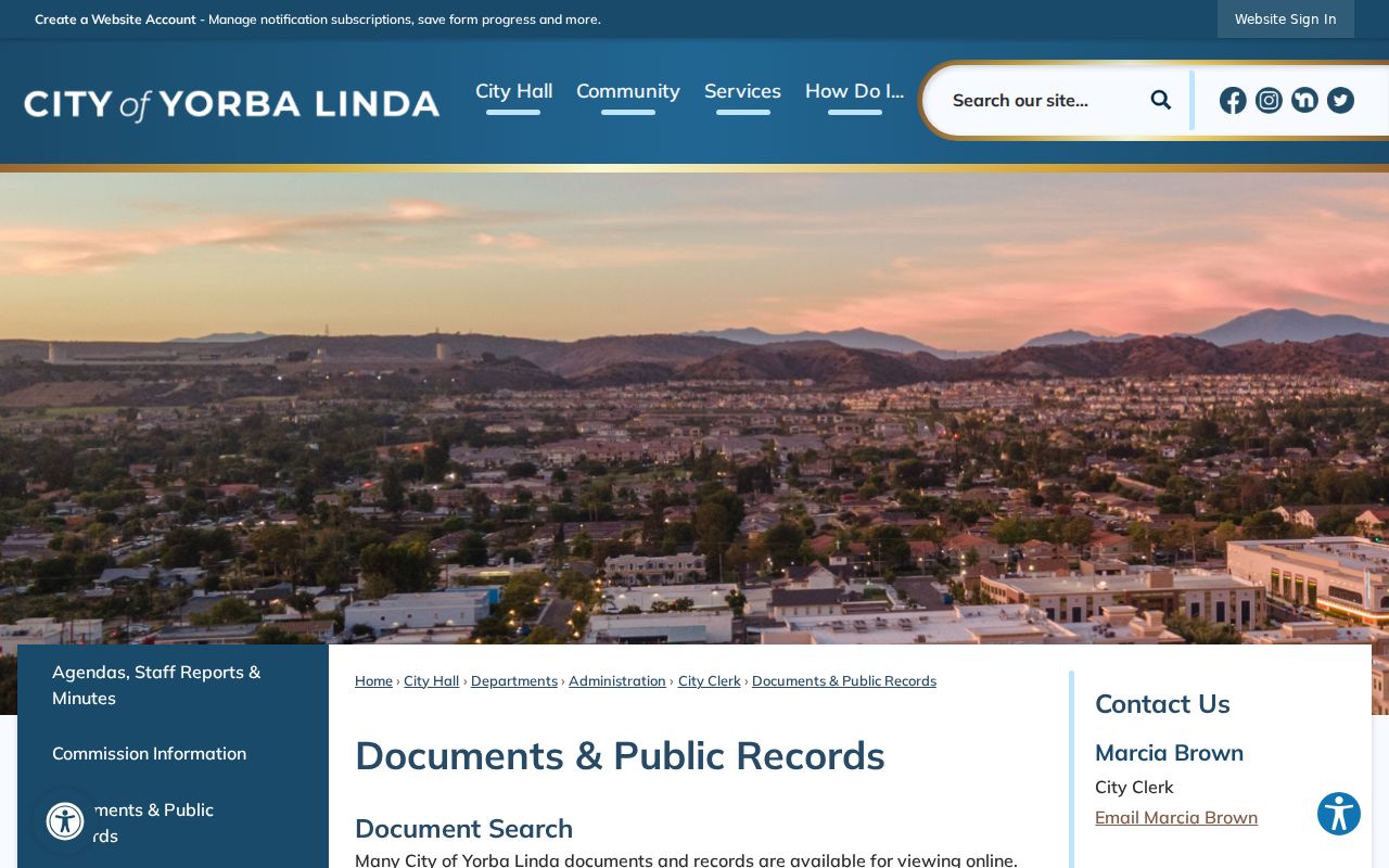 Yorba Linda people search public records gateway