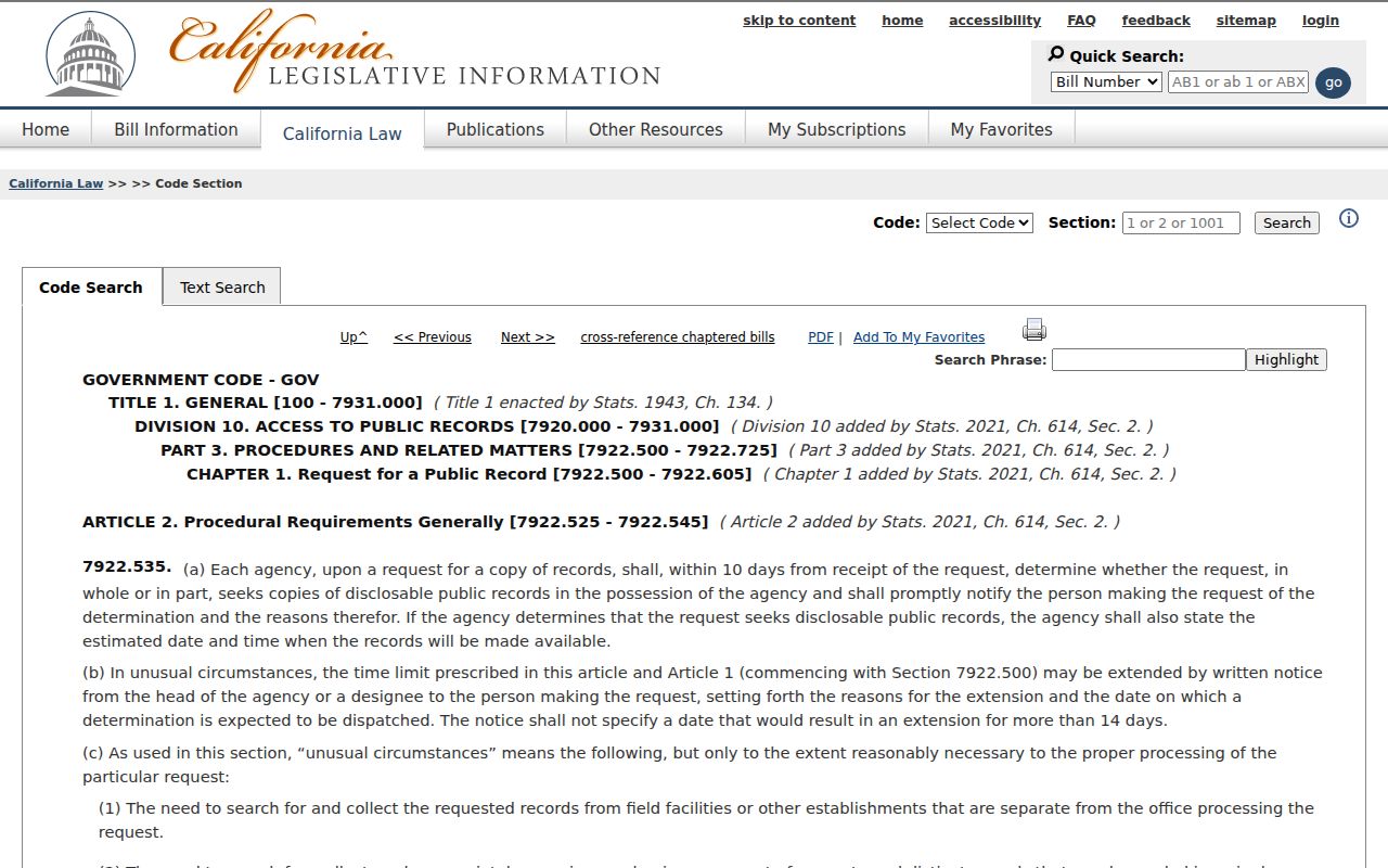 Yorba Linda voter records research and California public records determination statute